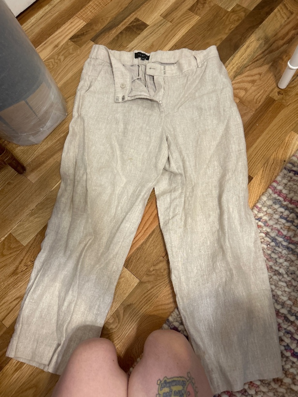 Talbots linen pants size 8